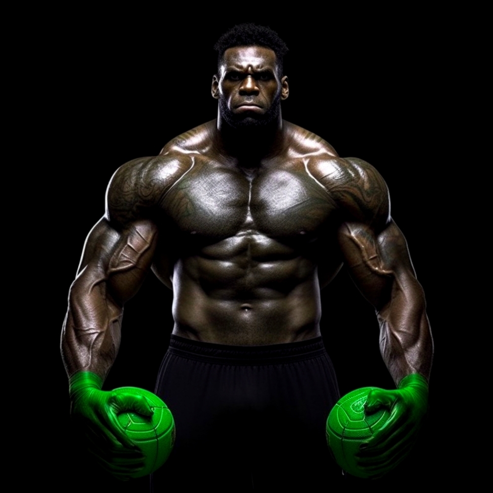 LeBron James as Hulk Digital Art